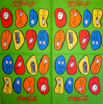 008 Coca Cola - 3-ply - (grün)